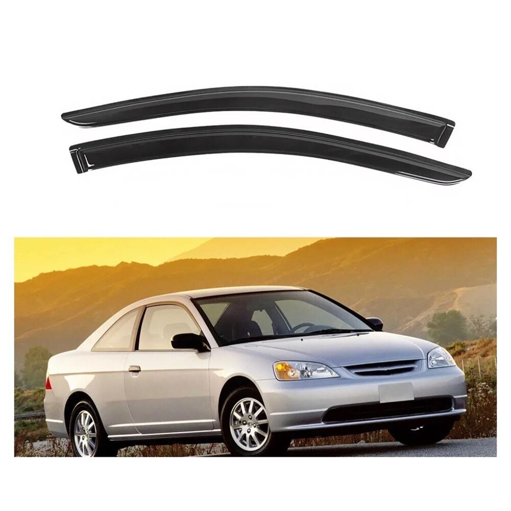 F- Honda Civic Coup 2001-2005 Window Visor, Bug Guard New Fast Shipping